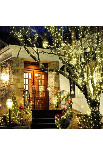 teknotrust 3 μέτρα Fairy Led Decoration Moon - Starry Ramadan Light για την Πρωτοχρονιά και τα γενέθλια