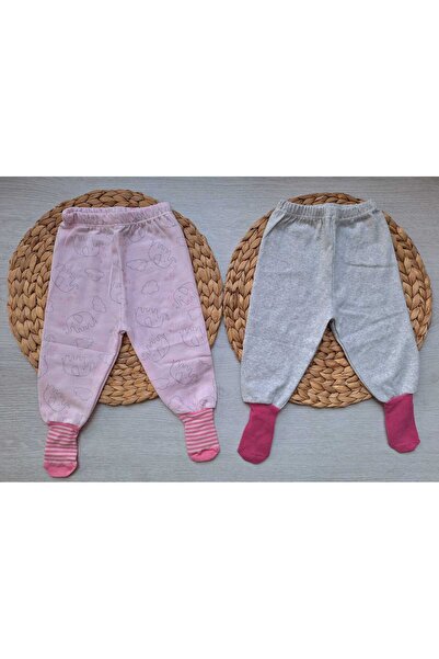 Nimini Kids طقم بيجامة مكون من قطعتين مع جوارب وجوارب ذاتية (العمر 0-2 سنة)