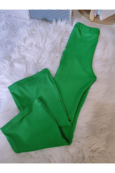 Babyelisco Benetton yeşili İspanyol paça çocuk tayt