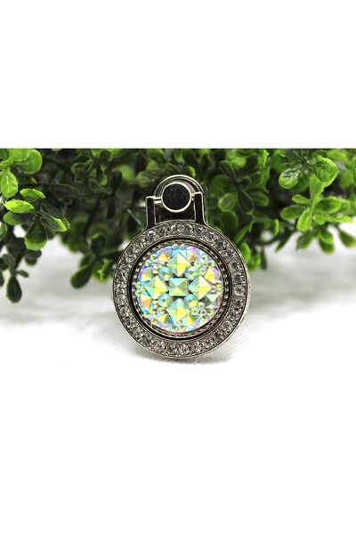 Tezcan Aksesuar Taşlı Renkli Yüzük Telefon Tutucu