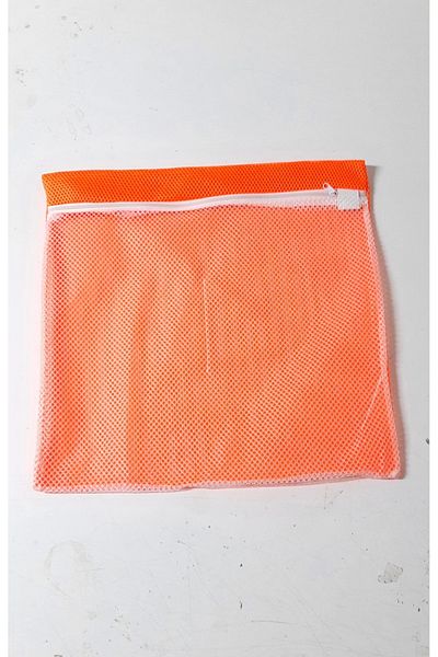 LENAY Orange - Zippered - Sensitive Laundry Slippers Shoes Washing Net Large Size