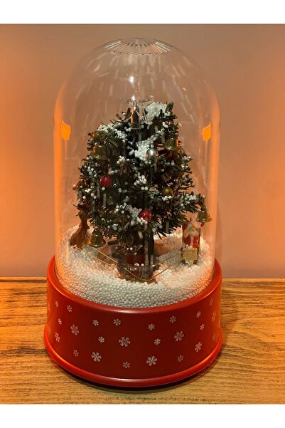 BENİMOLMALI Hareketli Noel Baba, Noel Hediyesi, Işıklı Müzikli, Müzik Kutusu,...