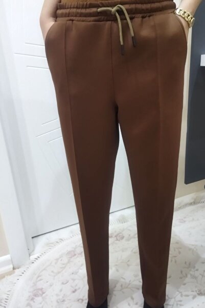 kadın beli lastikli.normal paça,önü çımalı pantolon