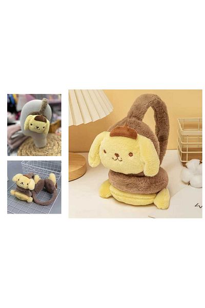 Eva Rose 3-12 Years Old Boy's Winter Warm Plush Earmuffs with Cartoon Characters