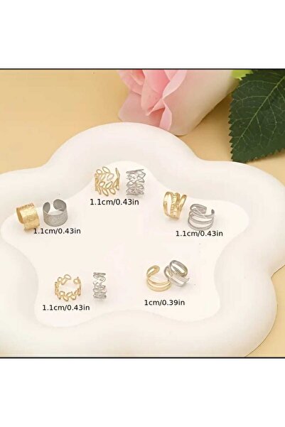 Beyna Fashionable and Attractive 5 Piece Jewelry Set,Fashion Ear Cuffs