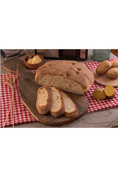 Yörem Afyon Meşhur Afyon'un Odun Ateşinde Pişirilmiş Geleneksel Ekşi Mayalı Patatesli Köy Ekmeği 1,5kg | 2 Adet