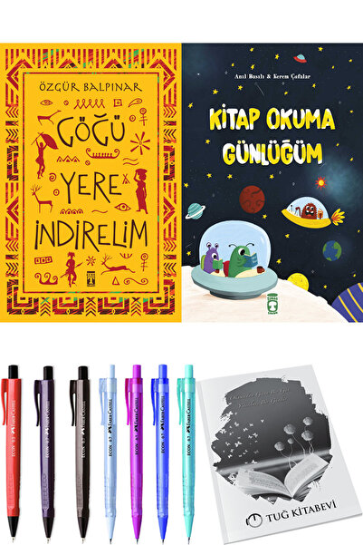 Timaş Yayınları Kitap Okuma Günlüğüm ve Göğü Yere İndirelim 2li Set + Hediyeli
