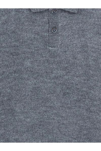 LC Waikiki Kids Gray Polo Neck Knitwear Baby Boy Sweater