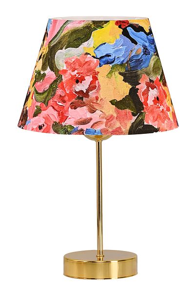 EvLight Oil Paint Fresh Metal Gold Lampshade