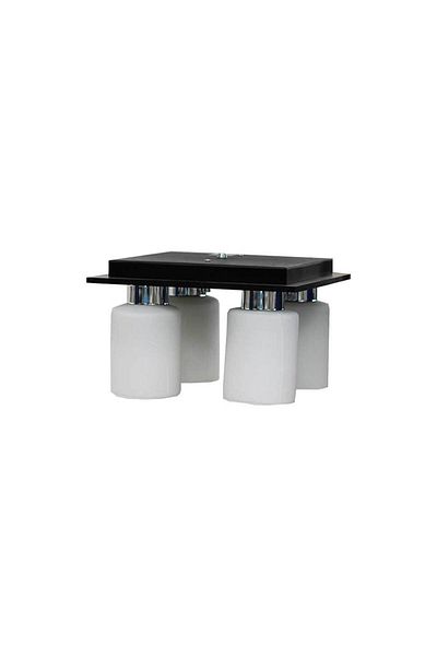 Homelux White Ceiling Lamp 4 Arms 6544, 4xe27, 30x30x17 Cm, 60 W, Wenge