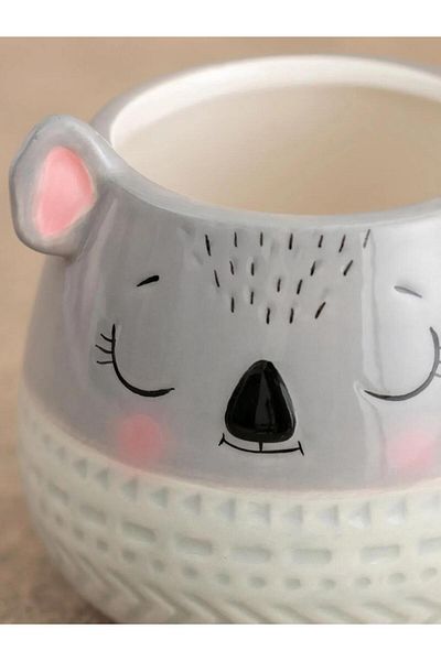 LC Waikiki Lcw Home Koala Patterned Ceramic Mug Cup 13.5X9.5X9.6 cm