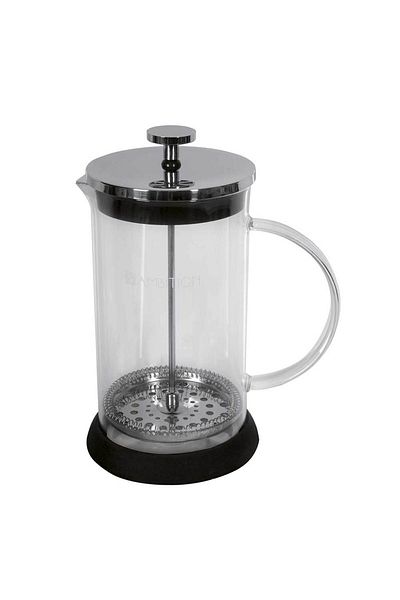 Homelux Oala de Cafea, Sticla, Cu Filtru, Otel Inoxidabil, 1000ml