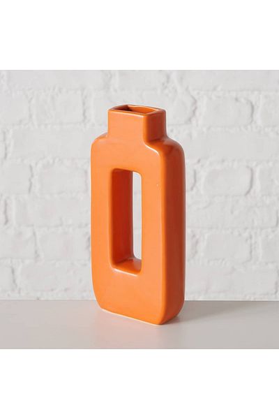Homelux Vaza decorativa renne, 8,5x13 cm, ceramica, portocalie