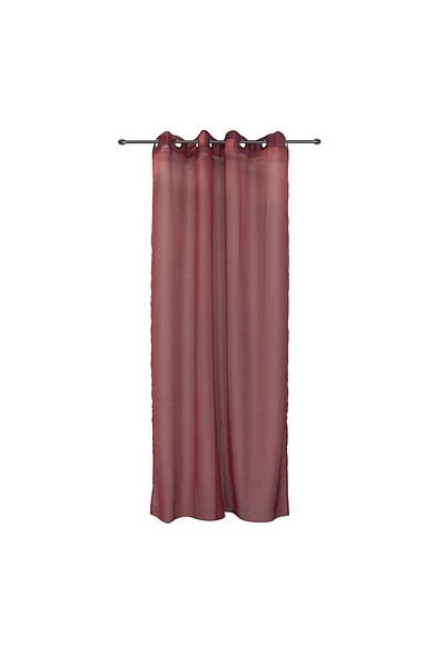 Homelux Easy Natalie Curtain With Rings, 140x250 Cm, Burgundy