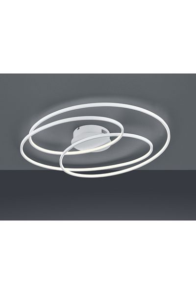 Homelux Gale Ceiling Light, 80x65 Cm, 1 X Smd Led, 50 W, 5250 Lm, 3000 K, Metal, Matt White