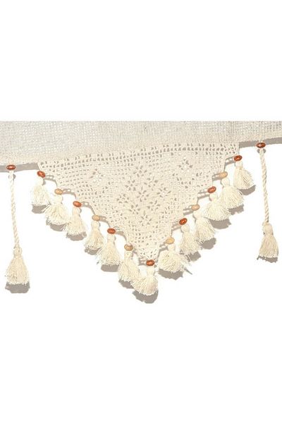 Homelux Nadine Lace Curtain, 100x140 Cm, Cotton, Cream