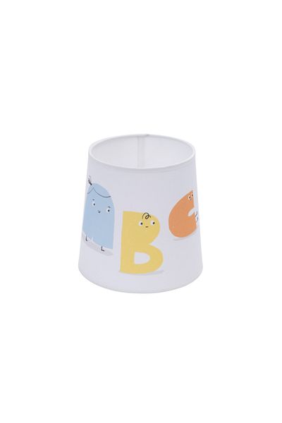 itsybitsy Alphabet Patterned Children's and Baby's Room Sconce Head - Alpha Bed Series