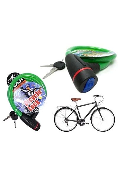 ÇERÇİCİ Steel Bicycle Lock with Key