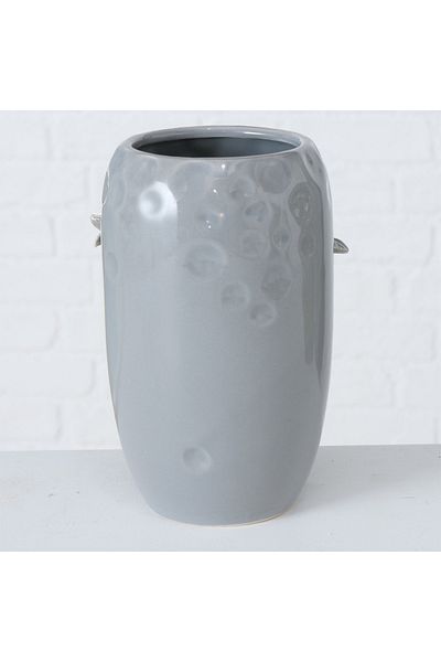 Homelux Vaza decorativa Geraldine 13x13x20 cm, ceramica, gri