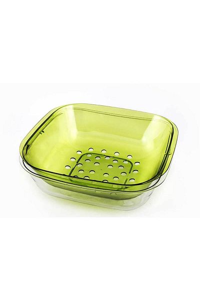 Homelux Sita, Cu Recipient, Acrilic, Verde, 25 Cm