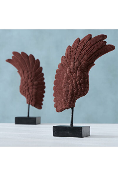 Homelux Angel wing decoration, 15x6x25 cm, brown, model 2