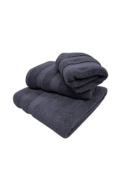 Homelux Home Cotton Towel, 570 G, 70x130 Cm, Anthracite