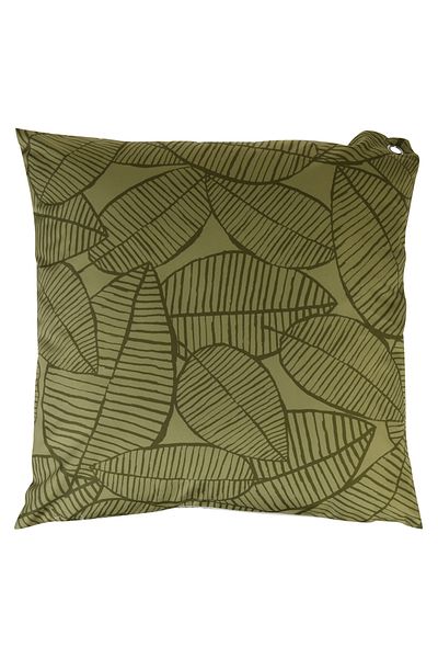Homelux Perna decorativa pentru exterior Leaf, 45x45 cm, husa poliester, verde