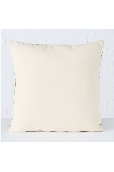 Homelux Perna decorativa Edith, 43x43 cm, fermoar, maro/alb