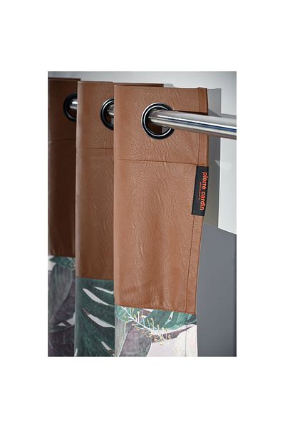 Homelux Micado Drapery With Rings, 140x270 Cm, 60% Cotton, Multicolor