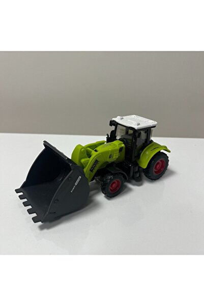 mavi su dünyası Traktör Yeşil Renk Kepçe 1:55 Ölçekli - Mavi Su Dünyası
