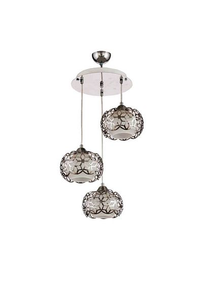 Homelux Pendul magic 3 brate 6753, 3xe27, 32x90 cm, 60 w, crom