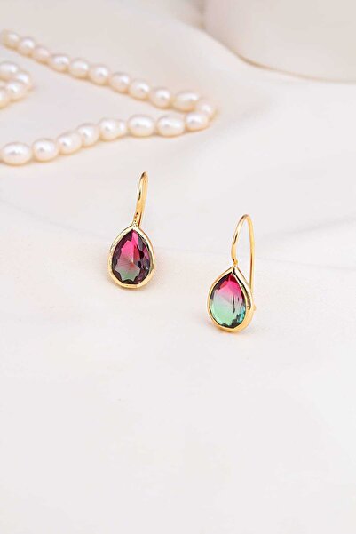 Feyz Tasarım Turmalin Küpe