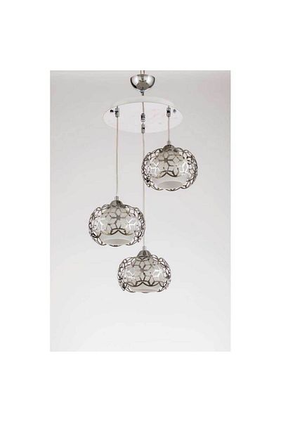 Homelux Pendul magic 3 brate 6753, 3xe27, 32x90 cm, 60 w, crom