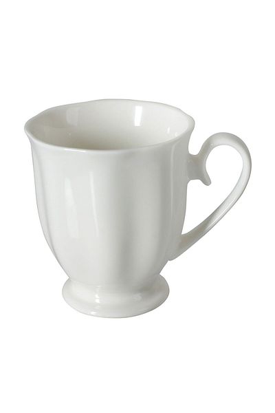 Homelux Cana cafea/ceai, portelan, 250 ml, alb, Diana