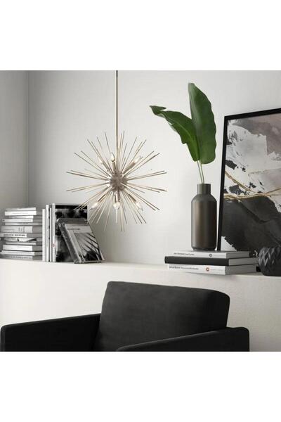 Homelux Lumanare Blaze, 70x70x66 cm, 12x14, 40 w, metal, argintiu