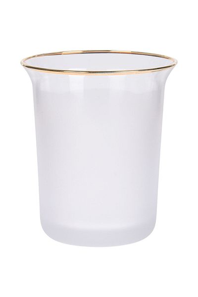 Homelux Pahar Apa 250 Ml, Pahar, Alb/auriu