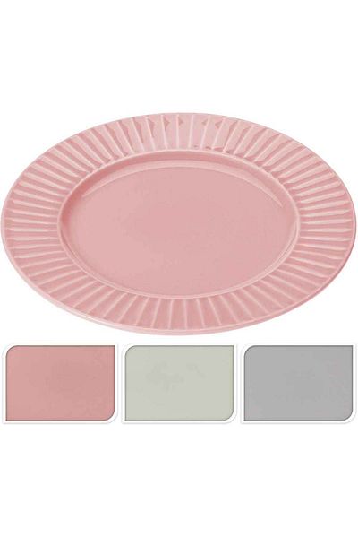 Homelux Farfurie De Servire, Ceramica, Disponibil In 3 Culori, 27 Cm