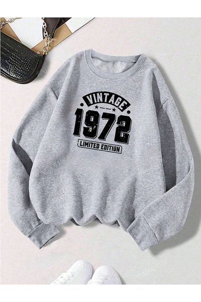 Derays Vintage mikina s kapucí pro ženy a muže s potiskem