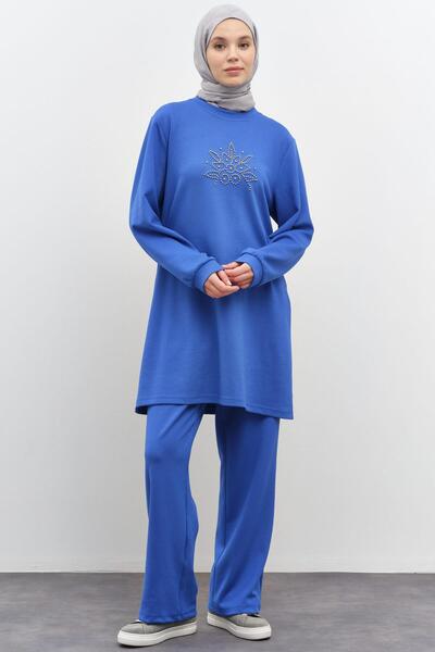 Tuğba Örme Takım - Saks