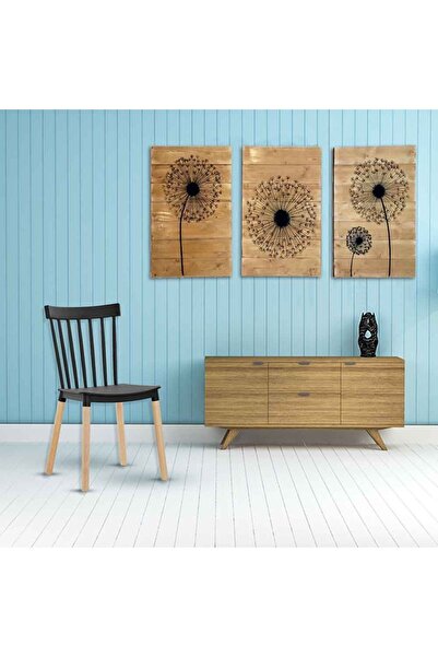 Homelux Scaun Pădurea Neagră, Polipropilenă, Picioare Din Lemn