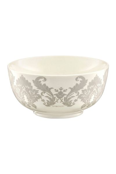Homelux Bol pentru salată, Porțelan, Gri, 13 Cm, Glamour