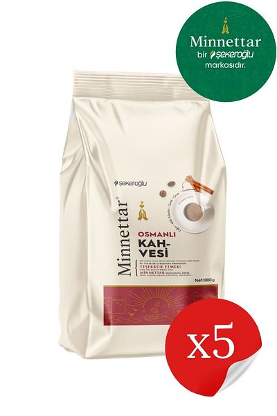 Şekeroğlu Ottoman Coffee Powder - 5x1000 Gr