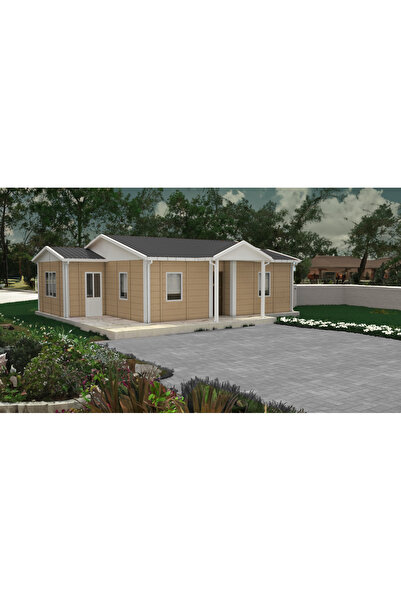 Sismik Prefabrik Çelik Yapı 72 M2 Prefabrik Ev