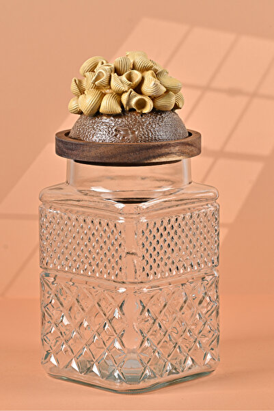 Handan UZUNOĞLU Özel Tasarım Makarna Kavanozu & Midye 1800 ml