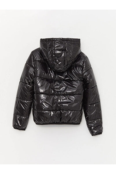 LC Waikiki Παιδικό παλτό για αγόρι με μαύρη κουκούλα