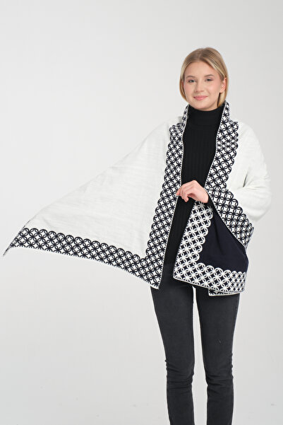 Wega Moda Şal confortabil de umăr cu inele elegante - Tricotaj versatil