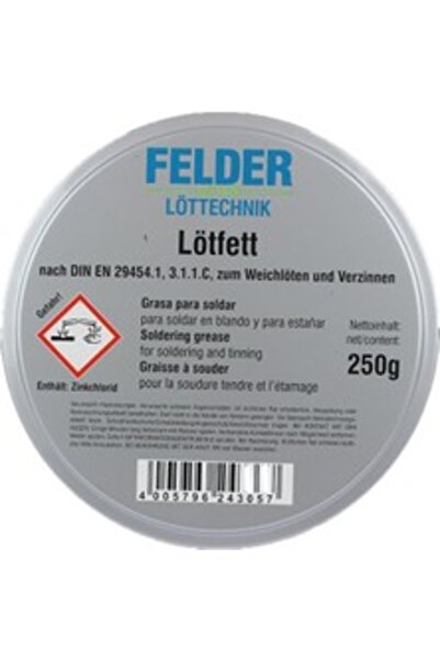 KRM Felder Lötfett Solder Cake 250 Gr KRM