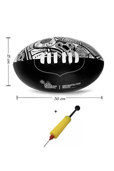 AVESSA Sherrin Afl Game Ball American Football Gerçek Deri Amerikan Futbol To...