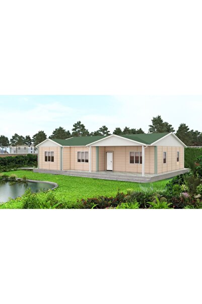 Sismik Prefabrik Çelik Yapı 126 m2 Prefabrik Ev