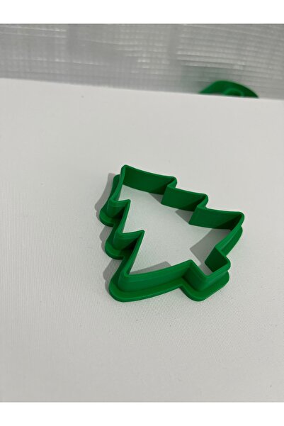 KSTECH قالب كوكيز على شكل شجرة صنوبر للعام الجديد، قاطع - 7 سم